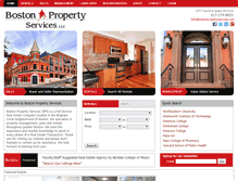 Tablet Screenshot of bostonpropertyservices.com